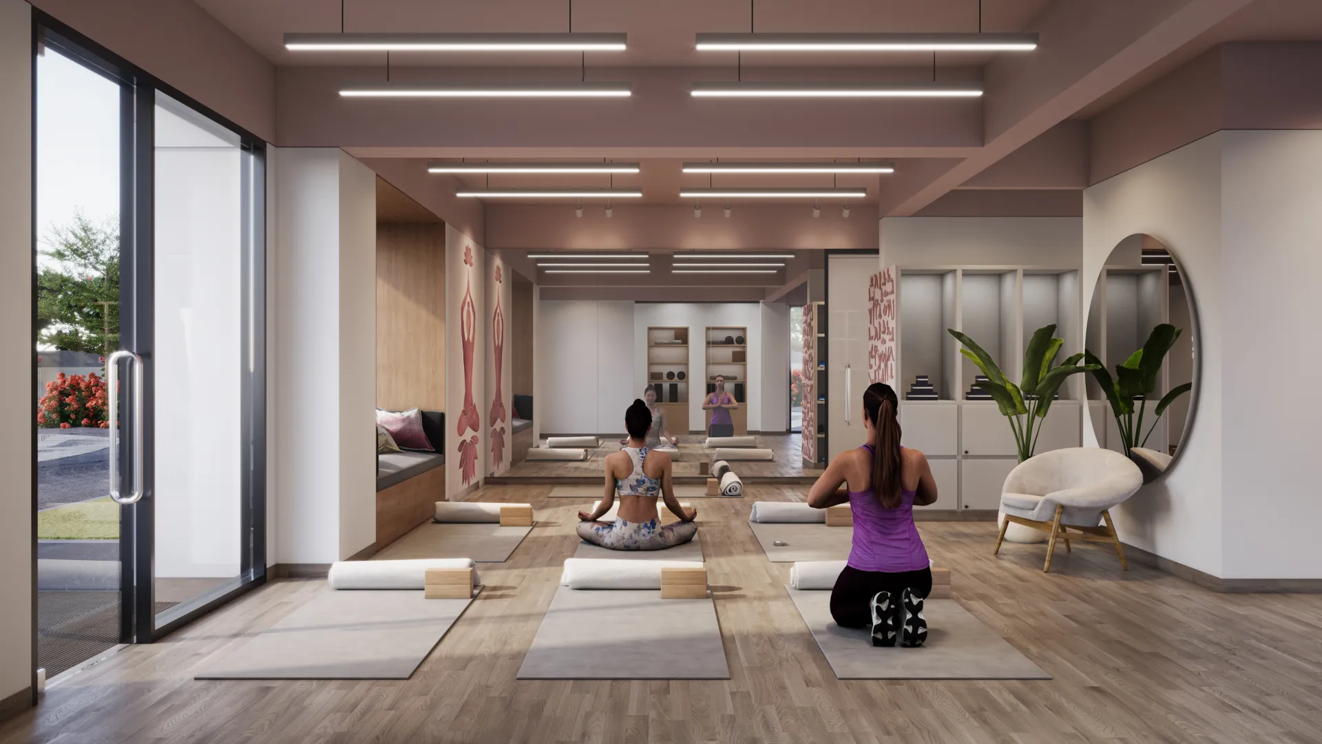 Yoga studio at Mahindra Marina 64